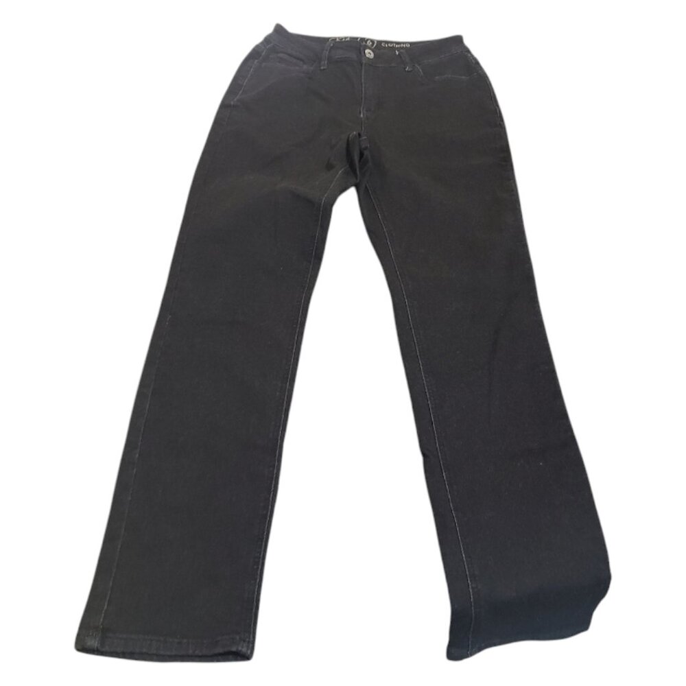 Ethyl Straight Leg Black Jean 6
